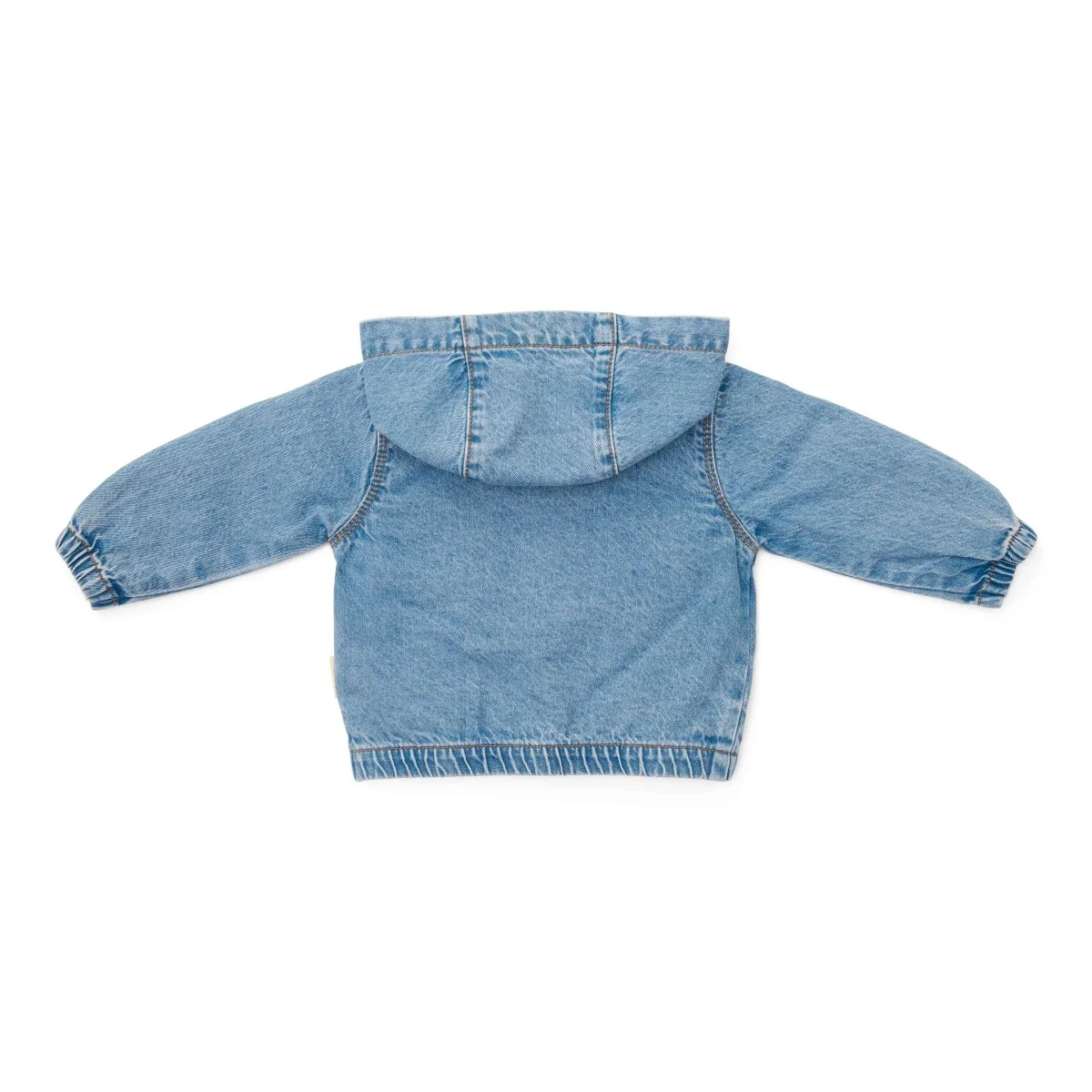 Little Dutch Babyjasje Met Capuchon Denim - Image 2
