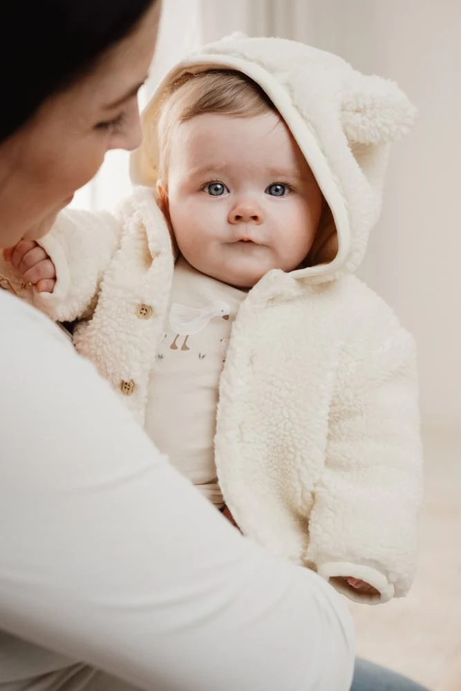 Little Dutch Babyjasje Teddy Off White - Image 3