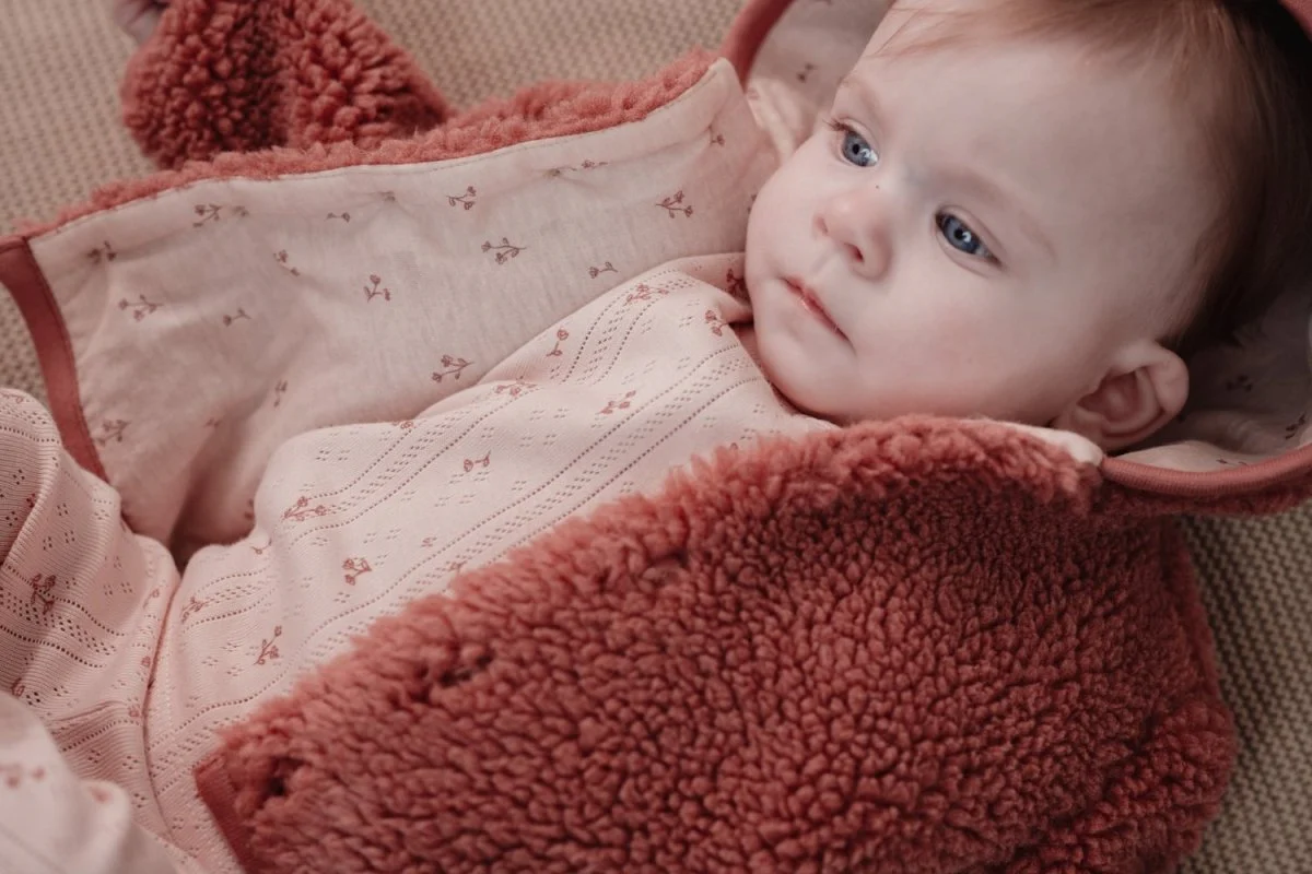Little Dutch Babyjasje Teddy Pink Blush - Image 3