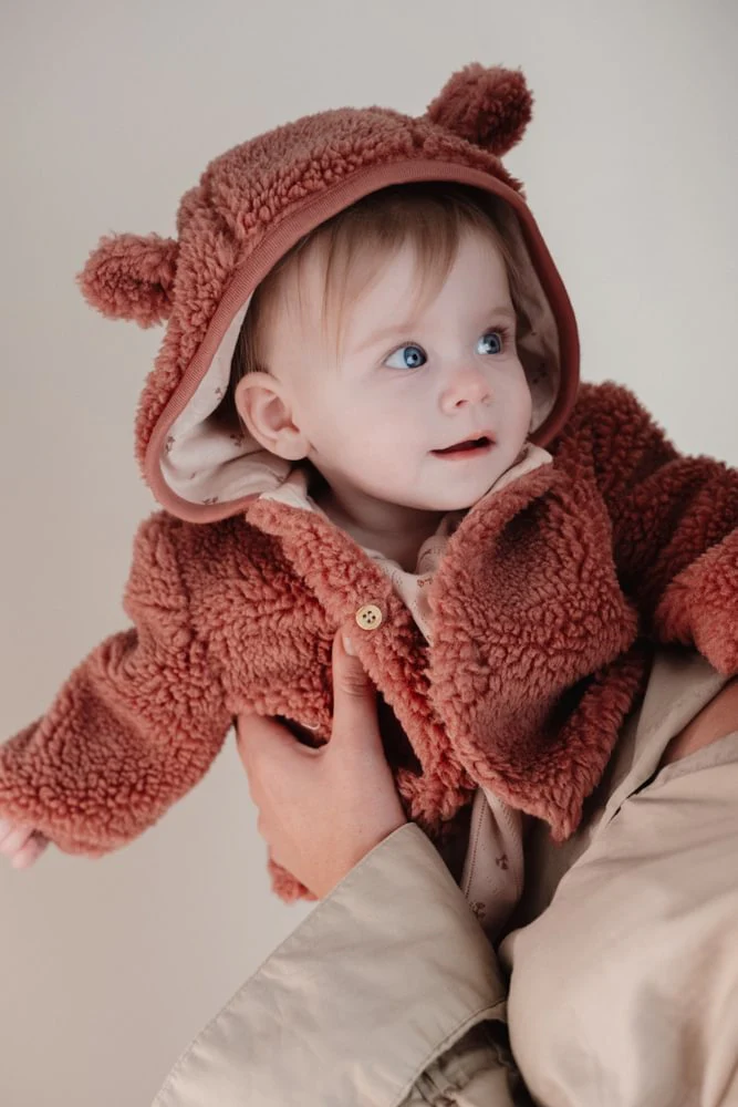 Little Dutch Babyjasje Teddy Pink Blush - Image 4