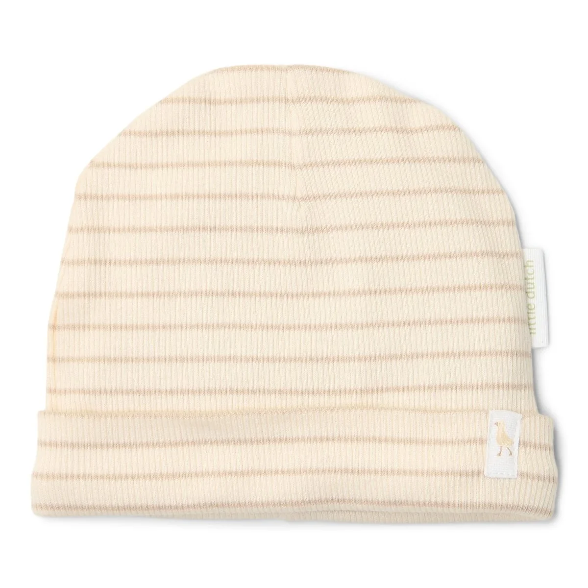 Little Dutch Babymutsje Soft Beige Stripe