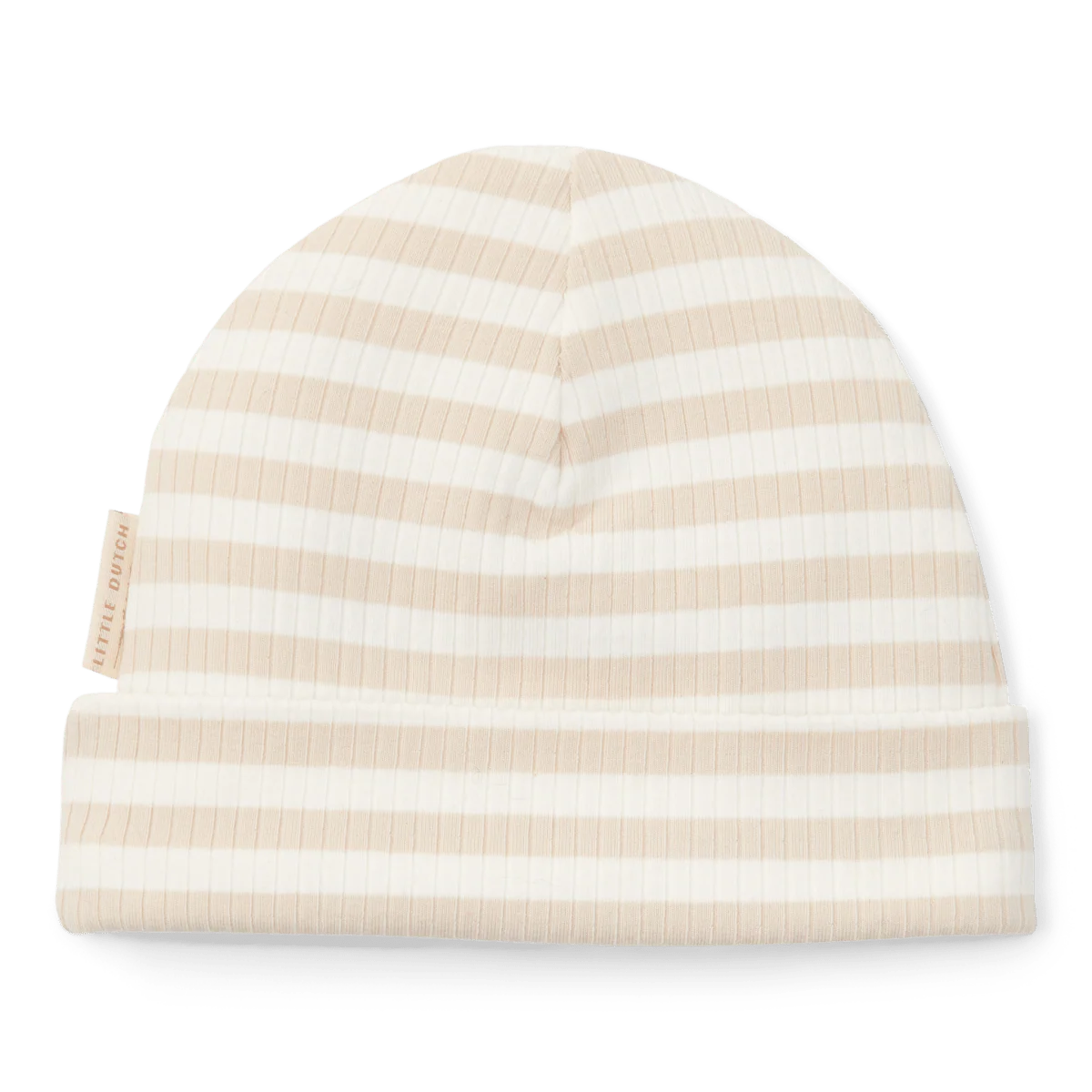 Little Dutch Babymutsje Stripe Sand/White - Image 2
