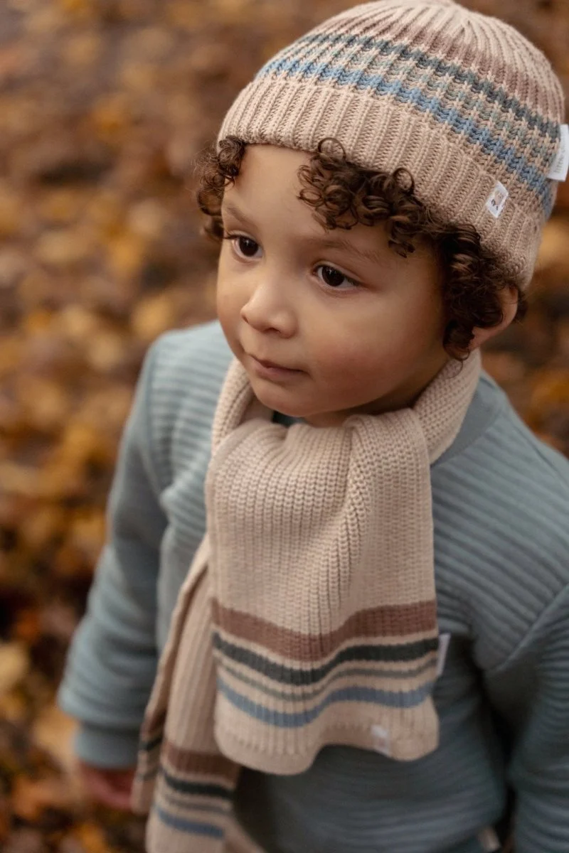 Little Dutch Babysjaal Gebreid Taupe - Image 4