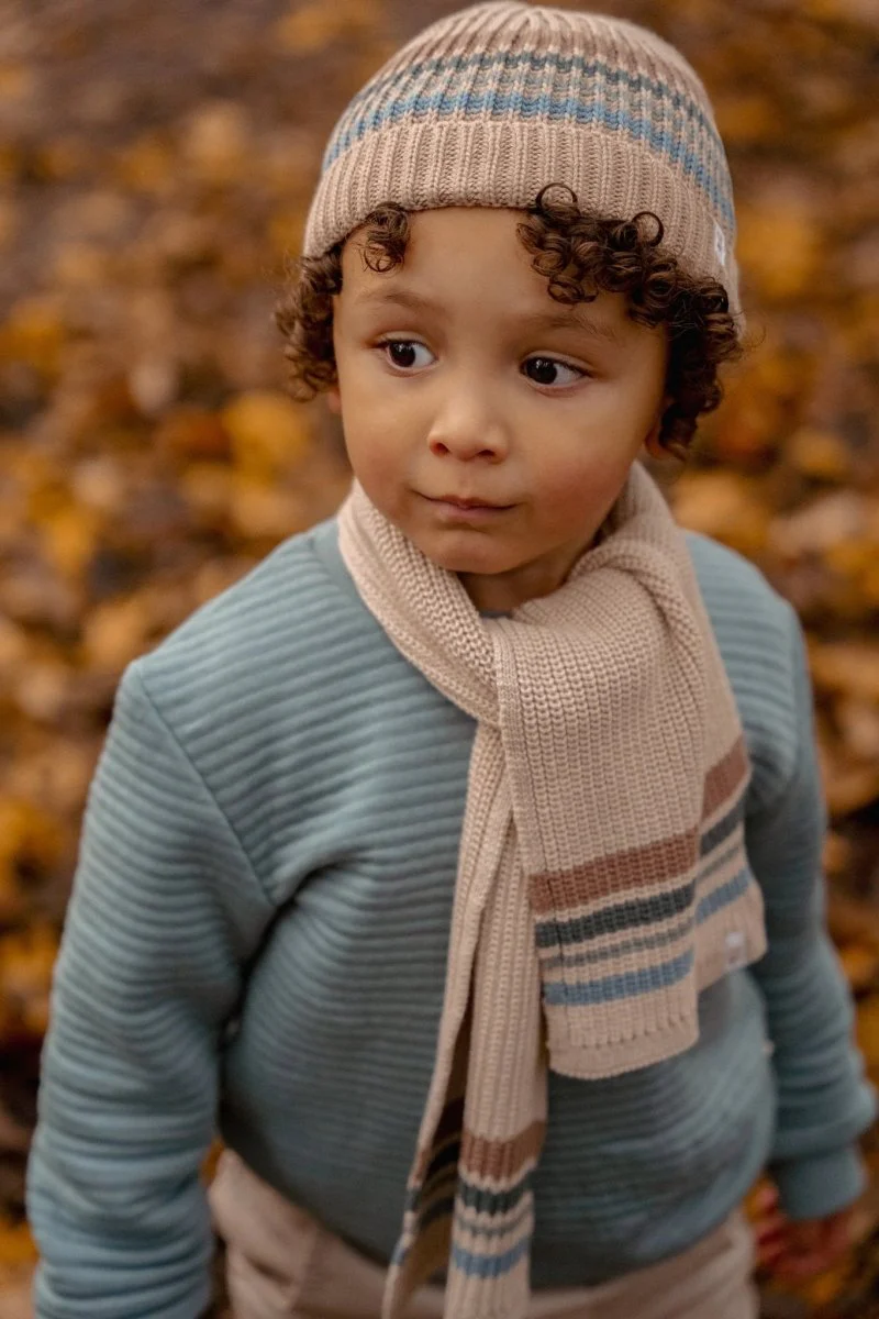 Little Dutch Babysjaal Gebreid Taupe - Image 5