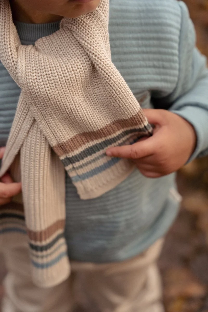 Little Dutch Babysjaal Gebreid Taupe - Image 6