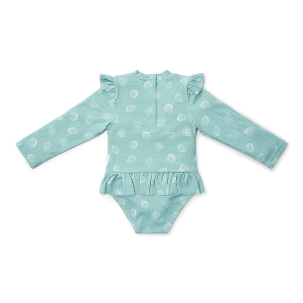 Little Dutch Badpak Kind Ocean Treasures Surf Blue Lange Mouwen - Image 2