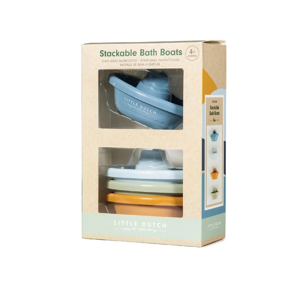 Little Dutch Badspeelgoed Bootjes Blauw - Image 4