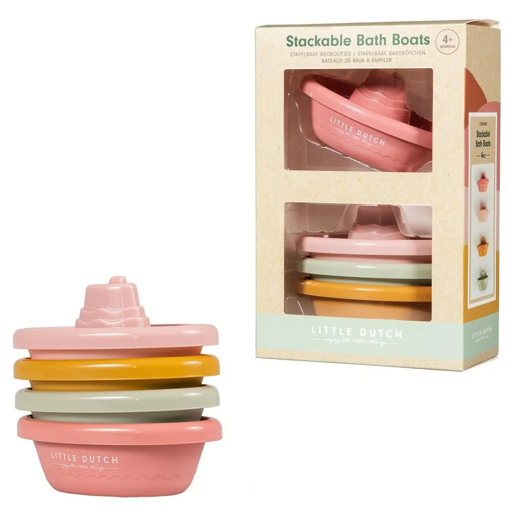 Little Dutch Badspeelgoed Bootjes Roze - Image 2
