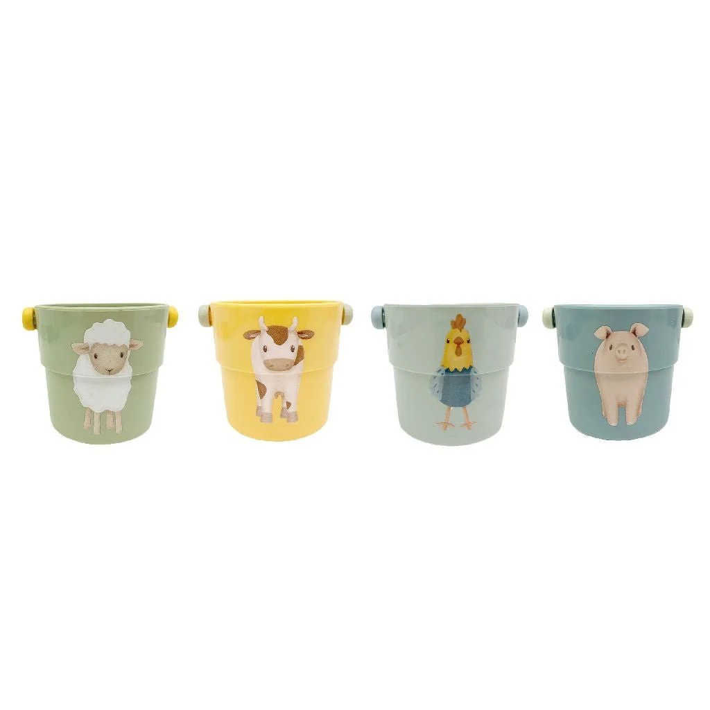 Little Dutch Badspeelgoed Farm Cups - Image 2