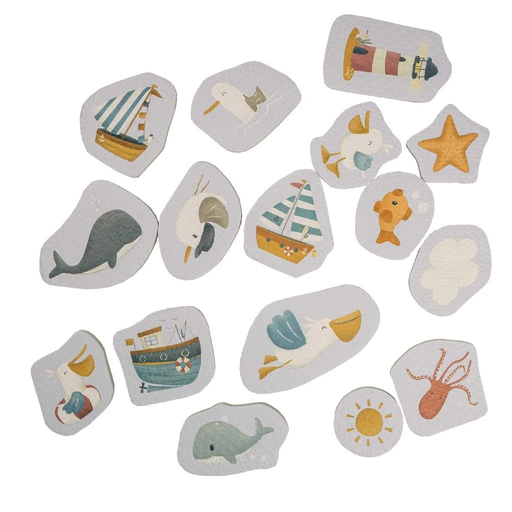 Little Dutch Badspeelgoed Sailors Bay Foam Figuren