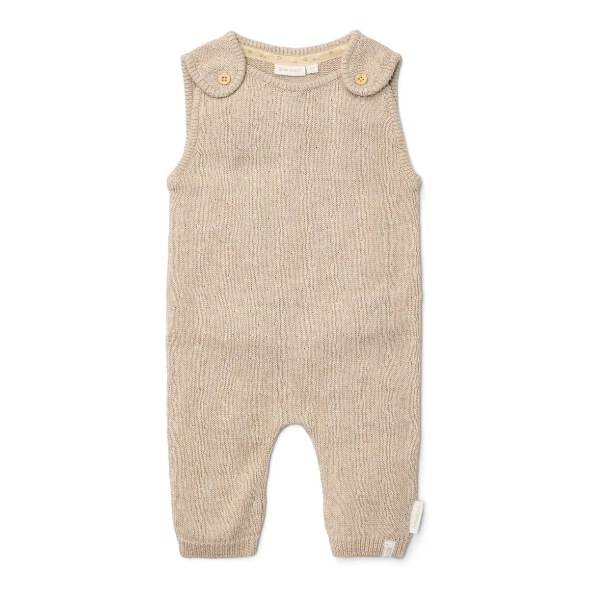 Little Dutch Boxpakje Gebreid Soft Beige Melee