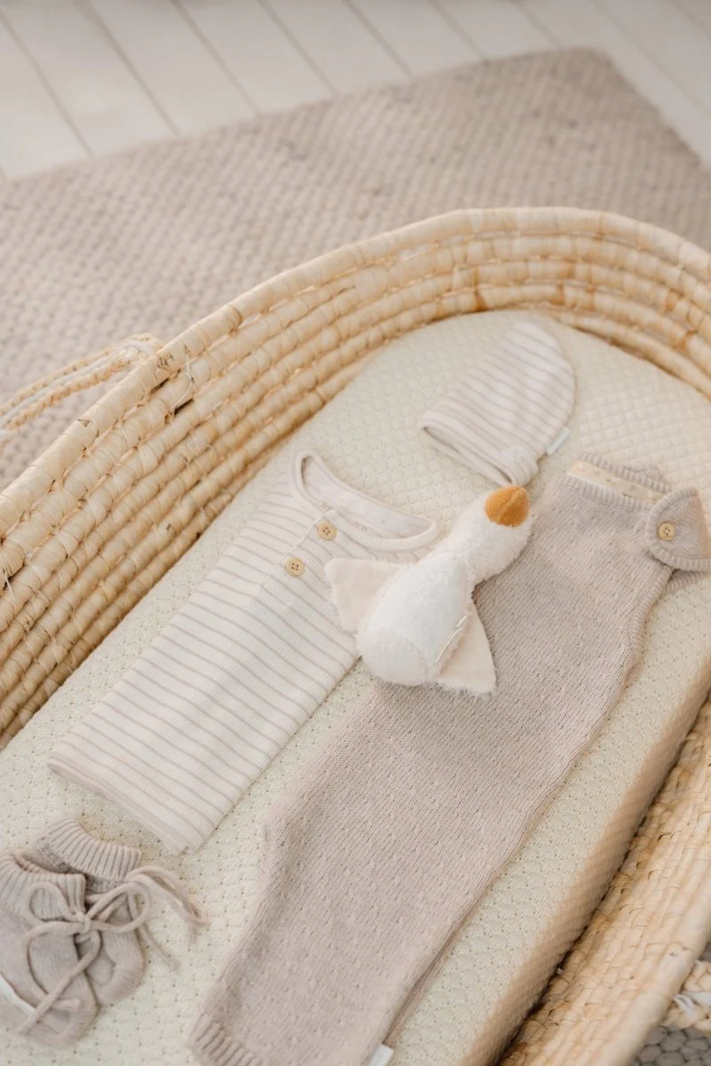 Little Dutch Boxpakje Gebreid Soft Beige Melee - Image 13