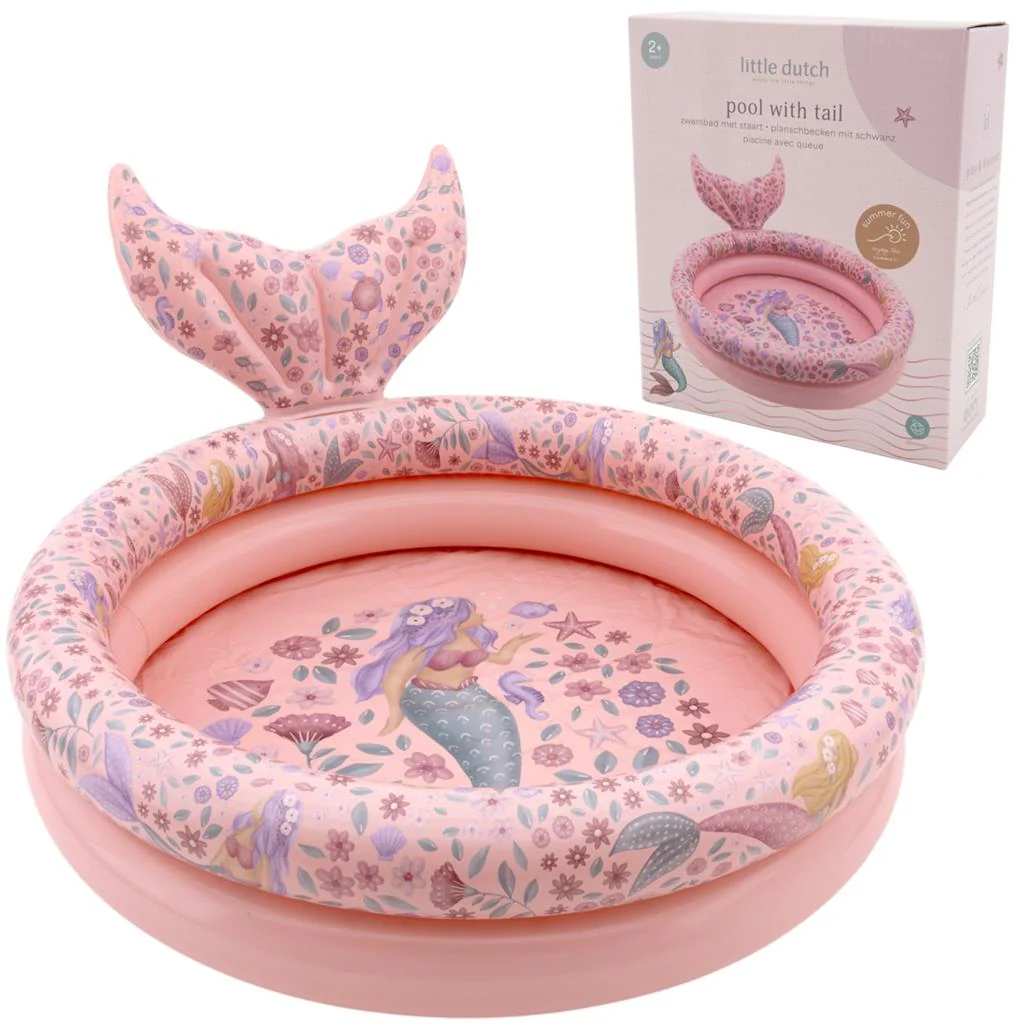 Little Dutch Dreamy Mermaid Zwembad 80cm + Staart - Image 4