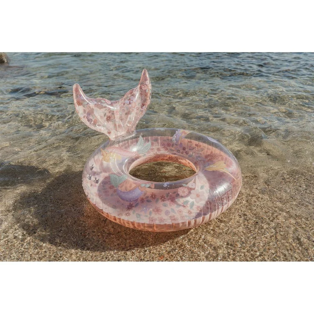 Little Dutch Dreamy Mermaid Zwemring 91cm + Staart - Image 5