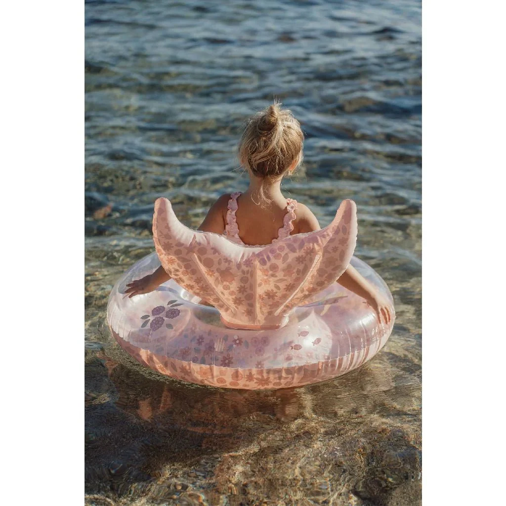 Little Dutch Dreamy Mermaid Zwemring 91cm + Staart - Image 6