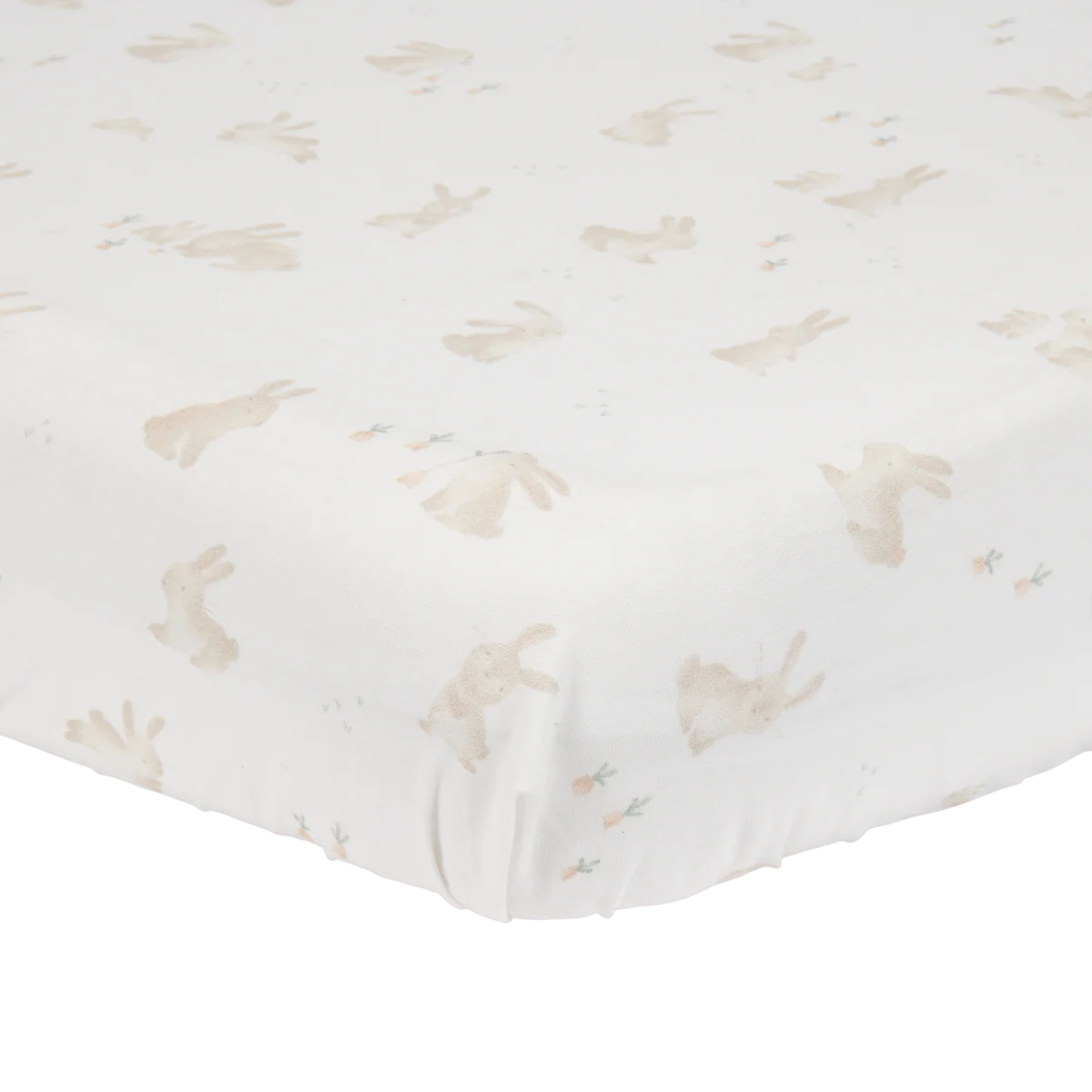 Little Dutch Hoeslaken Ledikant 60X120Cm Wit Baby Bunny