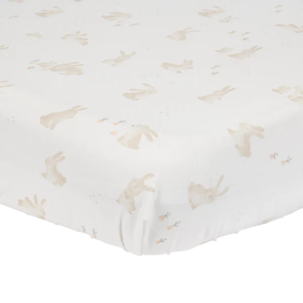 Little Dutch Hoeslaken Wieg 40X80Cm Wit Baby Bunny