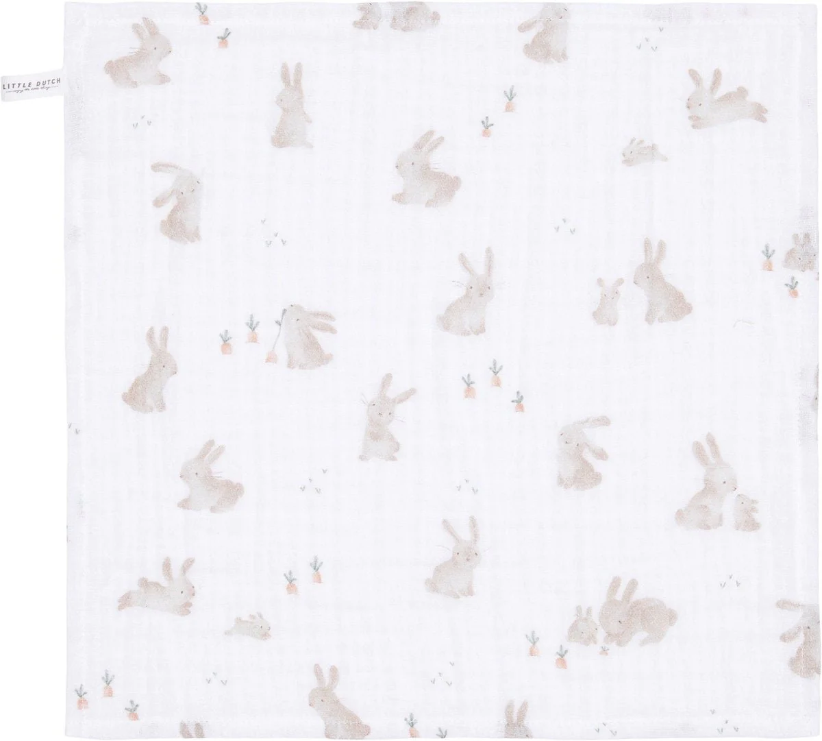 Little Dutch Hoeslaken Wieg 40X80Cm Wit Baby Bunny - Image 2