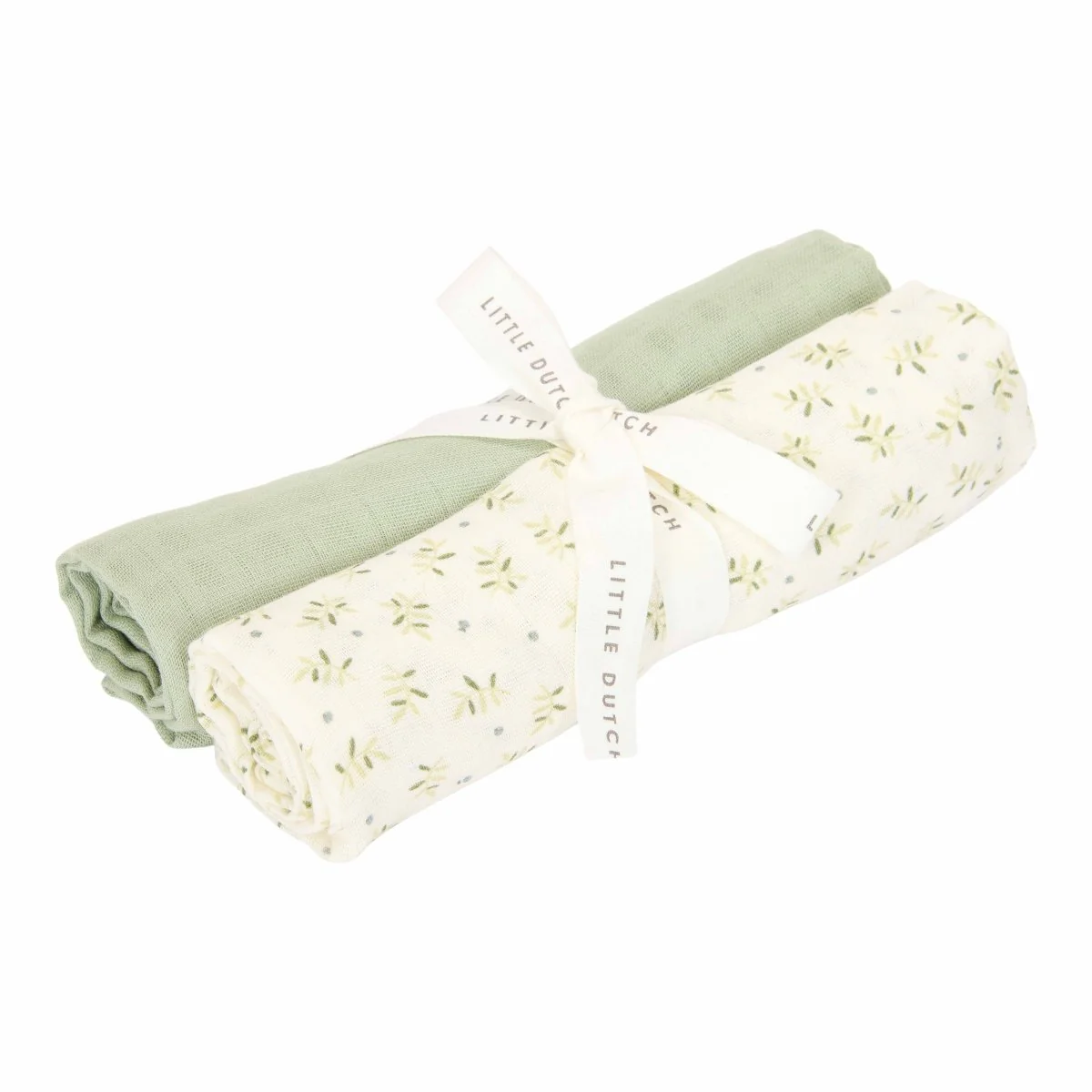 Little Dutch Hydrofiele Doek Blueberry Leaves & Sage 70X70Cm