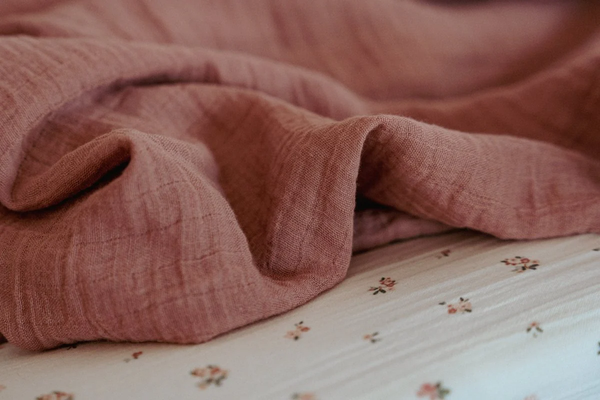 Little Dutch Hydrofiele Doek Pure Pink Blush 120X120Cm - Image 2