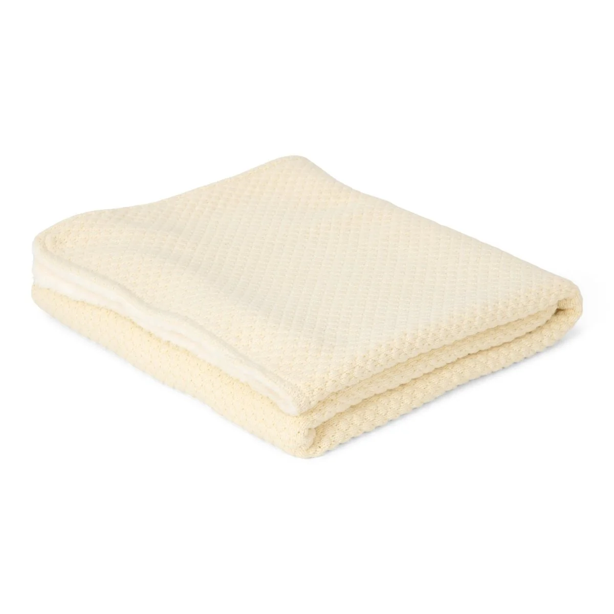 Little Dutch Ledikantdeken Pure Soft White Gebreid