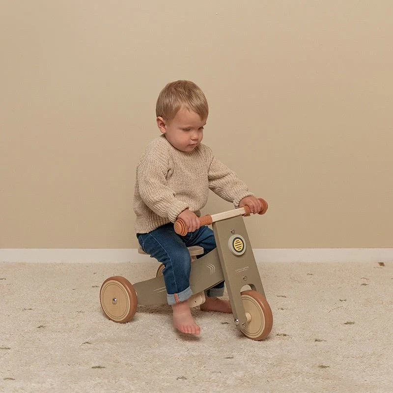 Little Dutch Loopfiets Driewieler Olive - Image 7