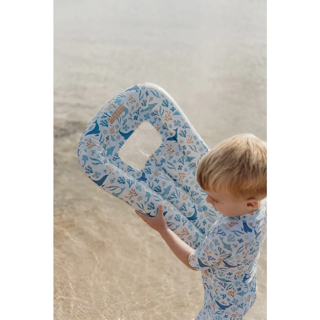 Little Dutch Luchtbed Ocean Dreams Blue - Image 5