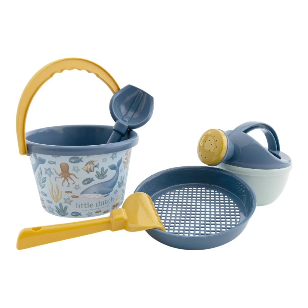 Little Dutch Ocean World Strandset 9,5cm 5 dlg - Image 2