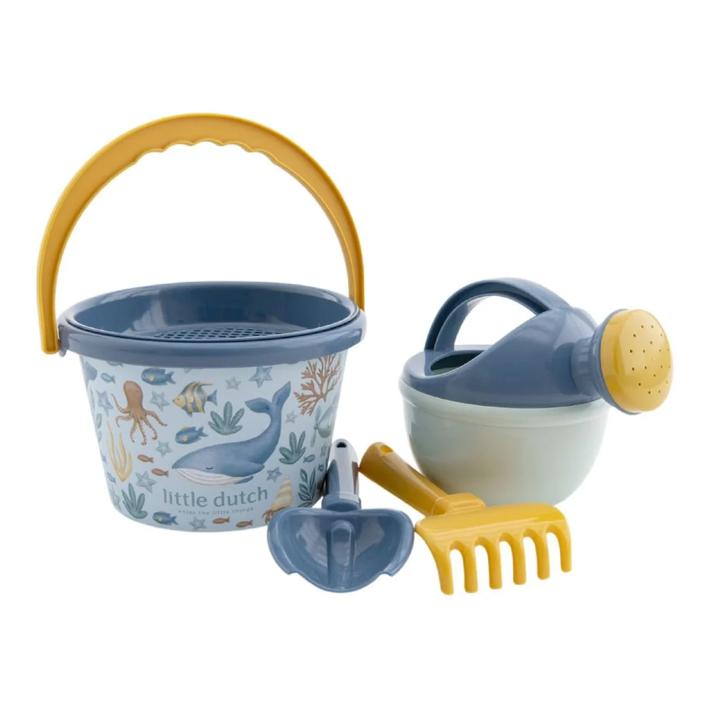 Little Dutch Ocean World Strandset 9,5cm 5 dlg - Image 3