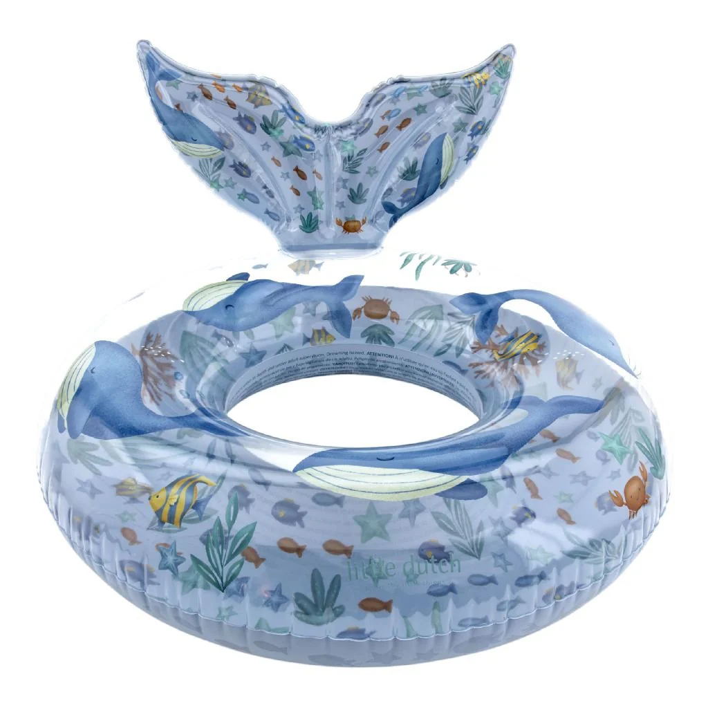 Little Dutch Ocean World Zwemring 91cm + Staart - Image 2