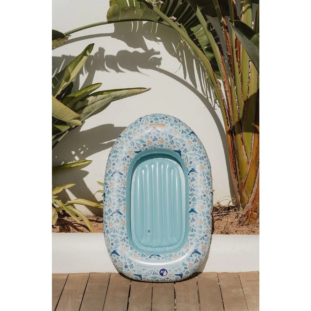 Little Dutch Opblaasboot Ocean Dreams Blue 100X67cm - Image 5
