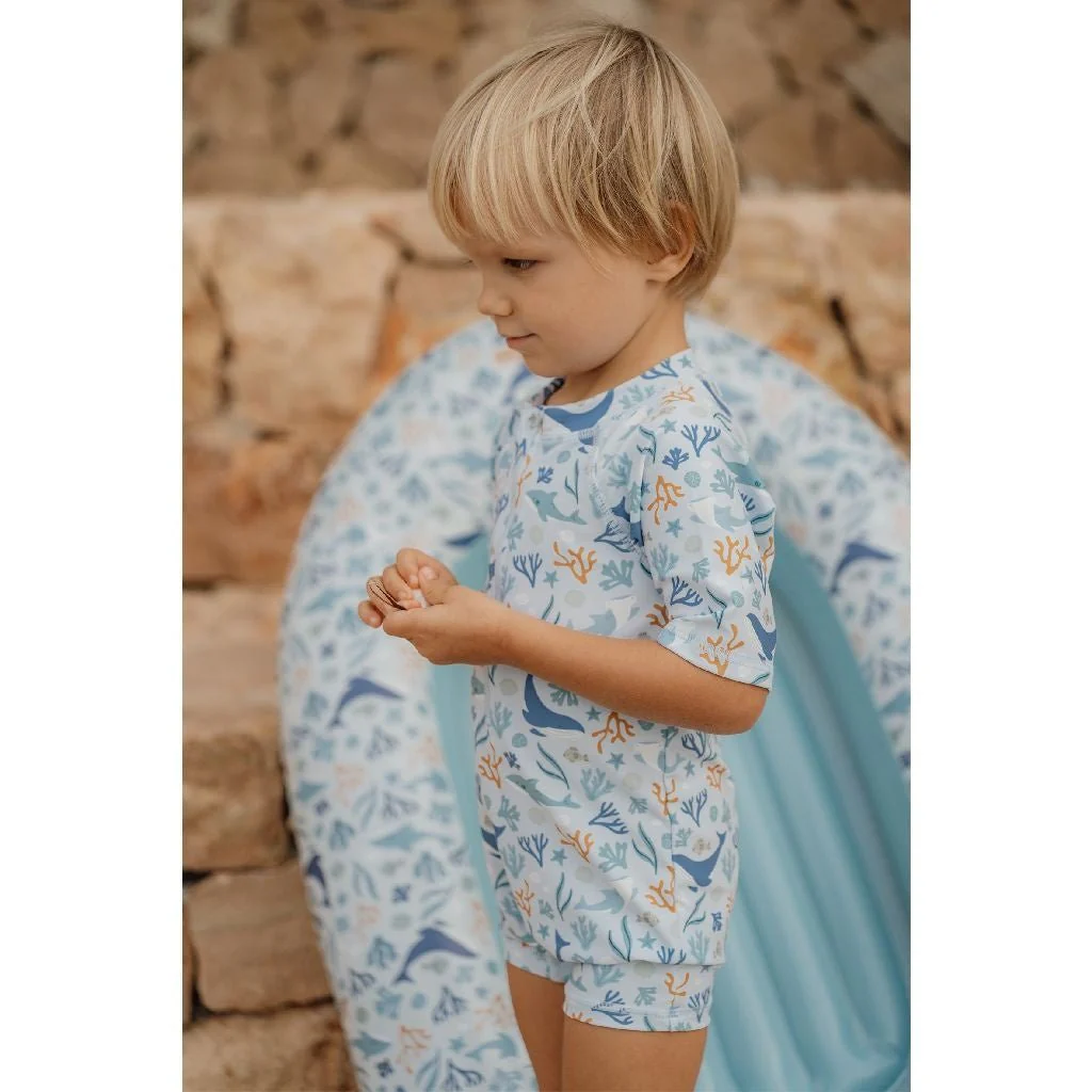 Little Dutch Opblaasboot Ocean Dreams Blue 100X67cm - Image 6