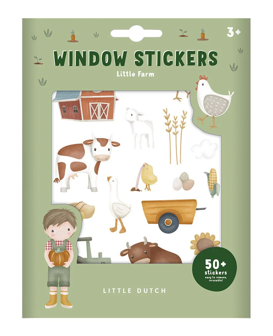 Little Dutch Raamstickers Little Farm - Image 6