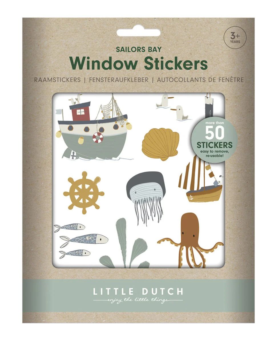 Little Dutch Raamstickers Sailors Bay 5 Delig - Image 2
