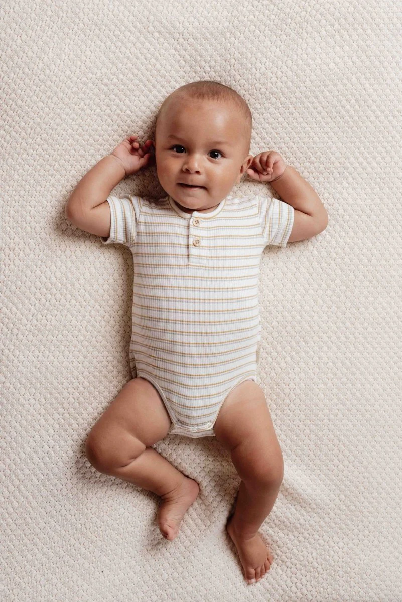 Little Dutch Romper Multi Streep Korte Mouw - Image 4