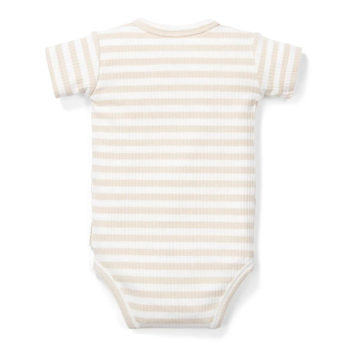 Little Dutch Romper Stripe Sand/White - Image 2