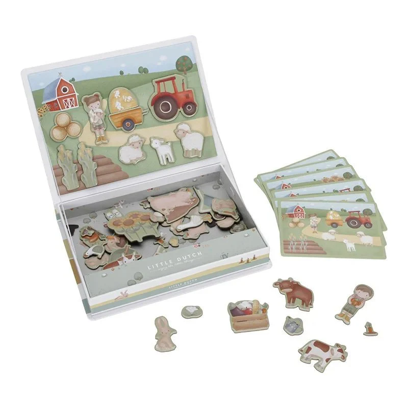 Little Dutch Spelletje Magnetisch Speelbord Little Farm - Image 2