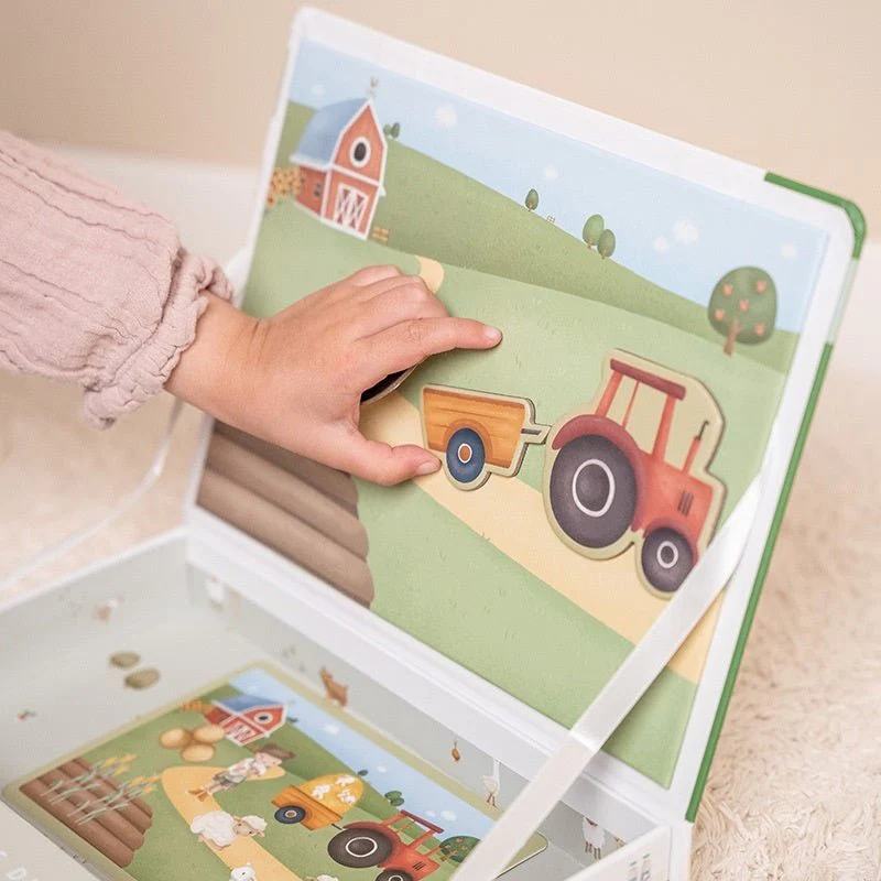 Little Dutch Spelletje Magnetisch Speelbord Little Farm - Image 4