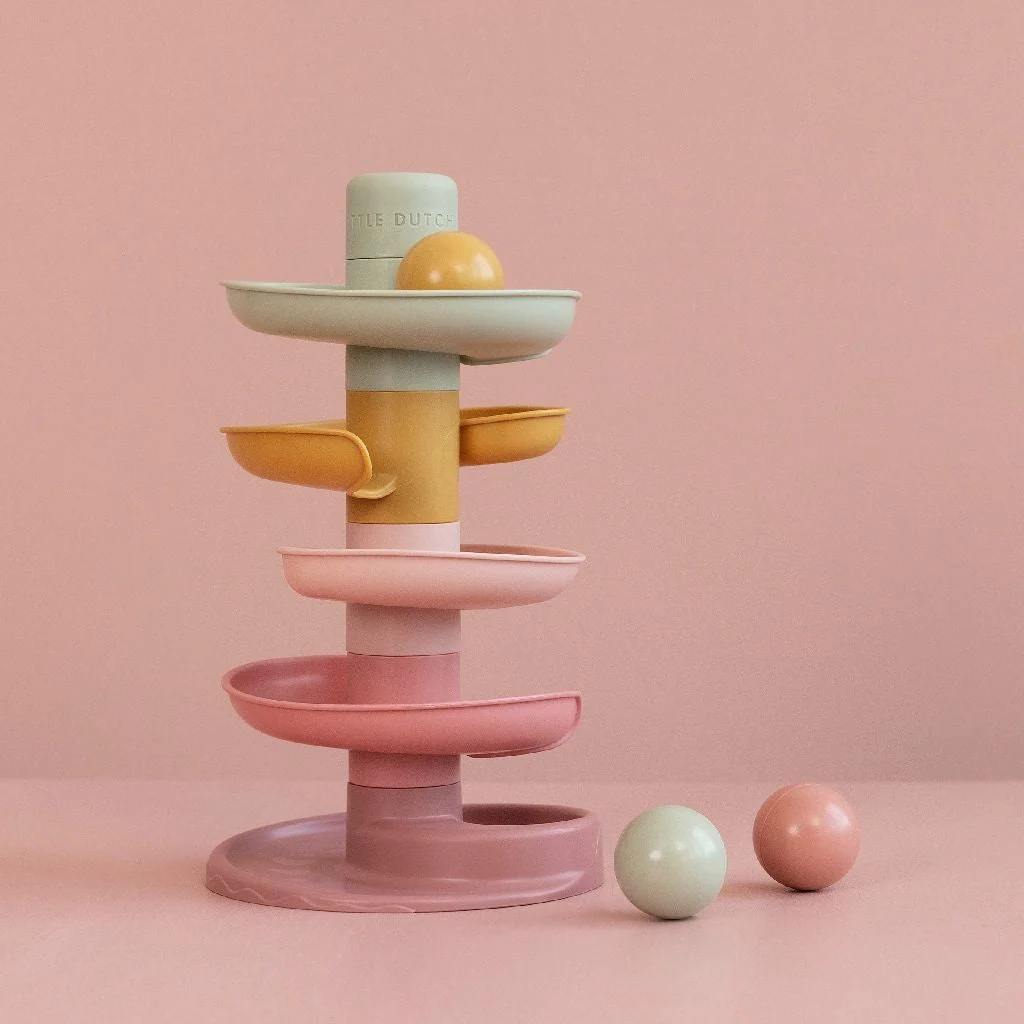 Little Dutch Stapeltoren Roze met Ballen - Image 5