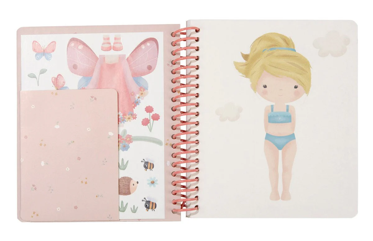 Little Dutch Stickerboek Aankleedboek Rosa En Friends - Image 3