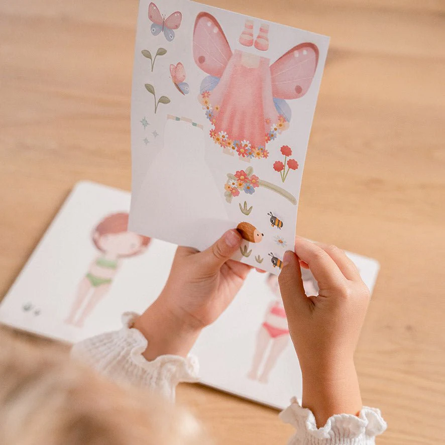 Little Dutch Stickerboek Aankleedboek Rosa En Friends - Image 7