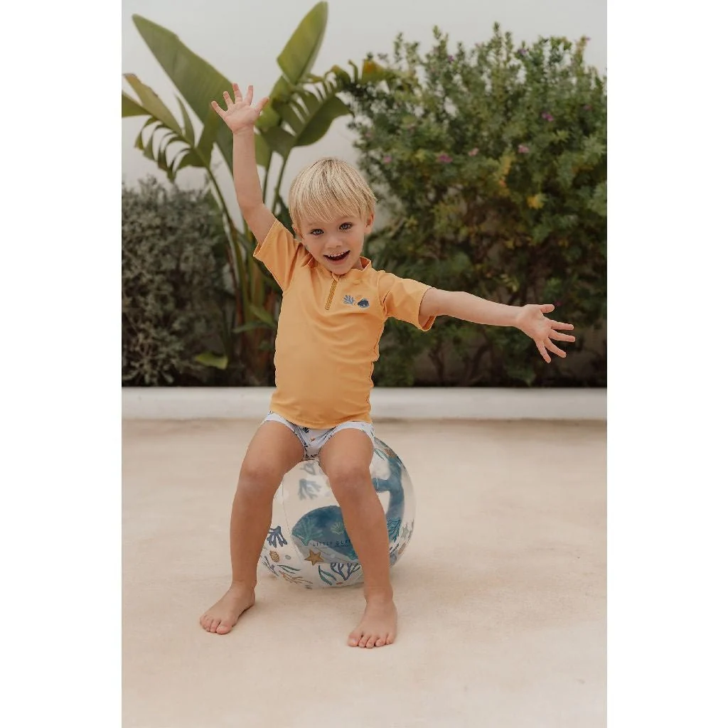 Little Dutch Strandbal 3D Ocean Dreams Blue - Image 7