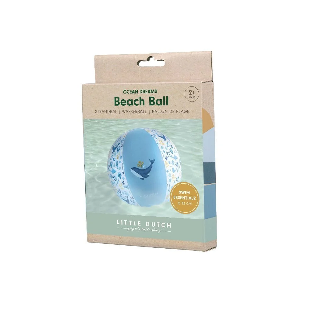 Little Dutch Strandbal Ocean Dreams Blue - Image 3