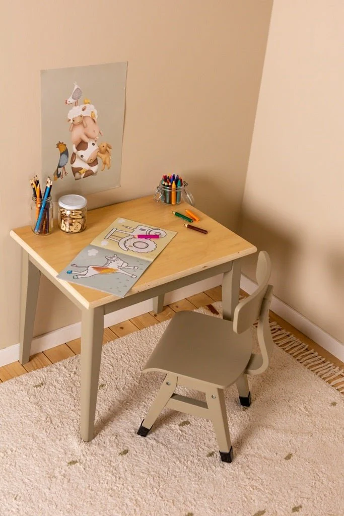 Little Dutch Tafel School Olive - Image 3