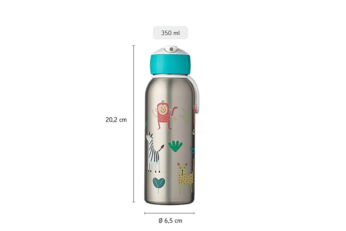 Little Dutch Thermosfles Flip-Up Campus 350ml Sailors Bay - Image 5