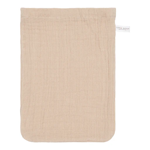 Little Dutch Washandje Set Hydrofiel Baby Bunny Beige - Image 3