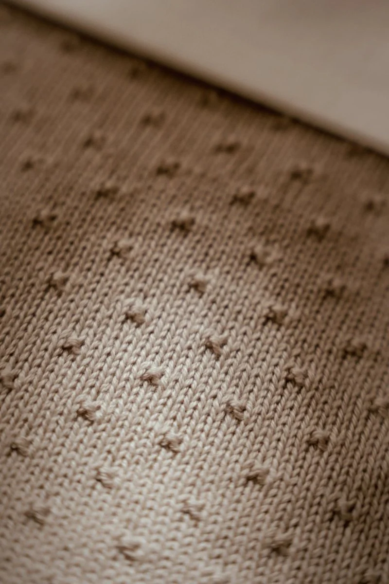 Little Dutch Wiegdeken Pure Soft Beige Gebreid/Fleece - Image 5