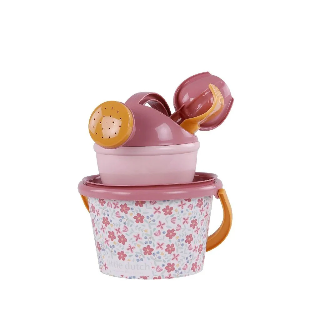 Little Dutch Zandbak Speelgoed Pink Flower 5 Delig 9,5Cm - Image 3