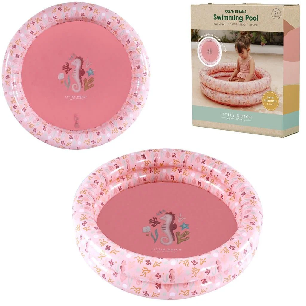 Little Dutch Zwembad Ocean Dreams Pink 80cm - Image 2