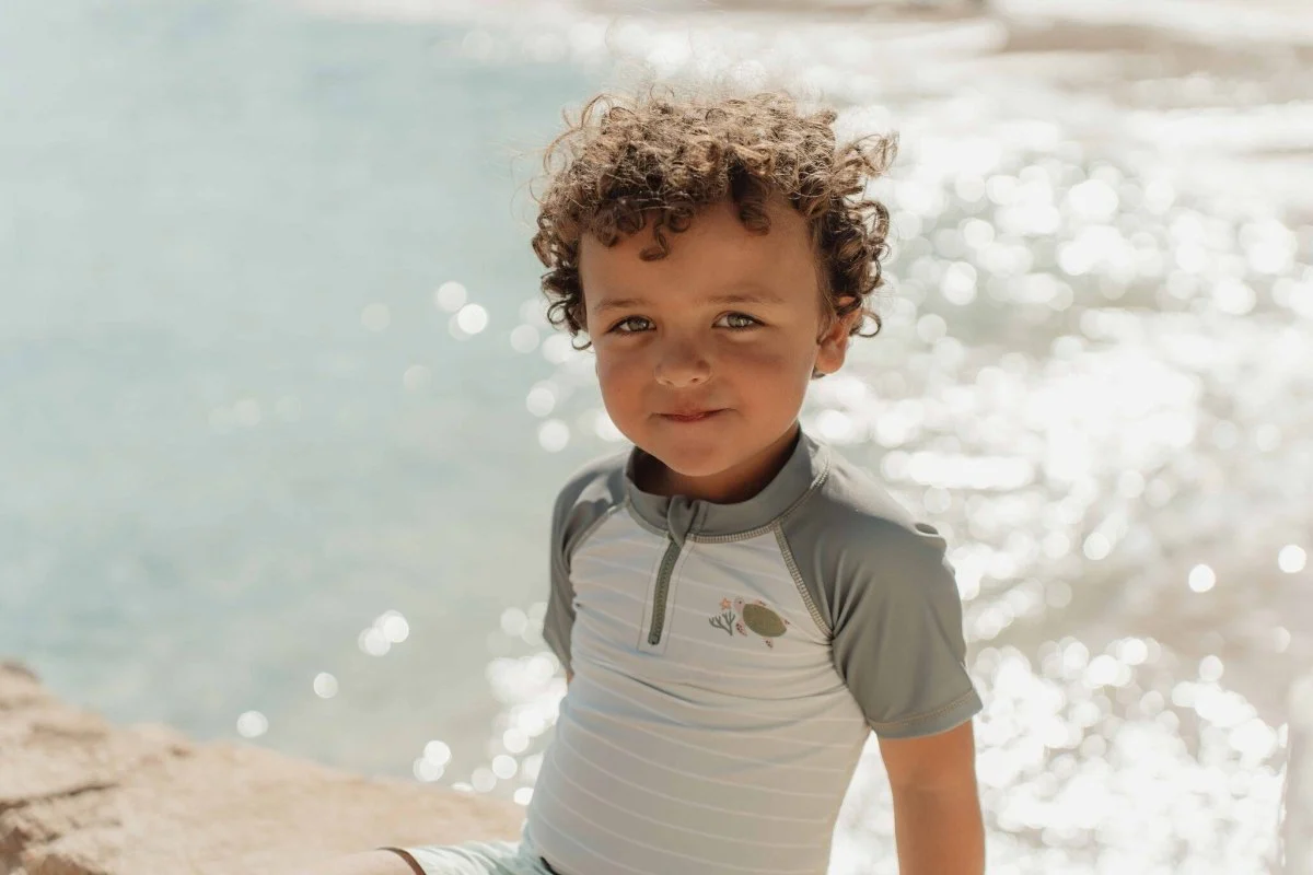 Little Dutch Zwemshirt Kind Korte Mouwen Fresh Greens - Image 9